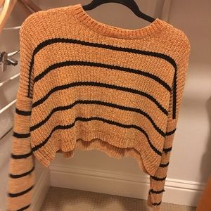 Knit Long sleeve forever 21 crop top
